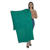 Schp WomenS Designer Knitted Woolen Stole (28 * 80 Inches) (Rama Green)