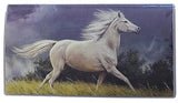 3 Year Pocket Calendar Planner with Free Note Pad, Wildlife & Animals (White Stallion Horse, 2026-2028)