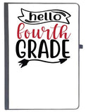 Udnag Ruled Notebook Diary Teacher Student | Hello Fourth Grade, [A5 80Pages 80Gsm]