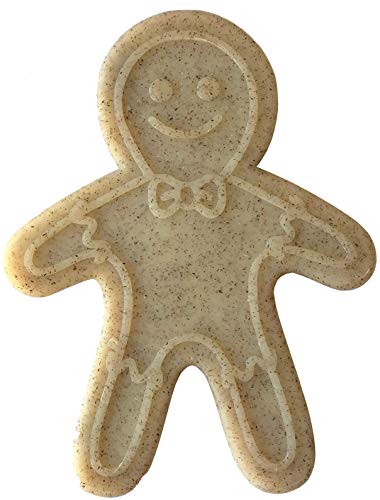 Sodapup Gingerbread Man - Durable Dog Chew Toy Made In Usa From Non-Toxic, Pet Safe, Food Safe Nylon Material For Mental Stimula