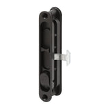 PrimeLine A 202 Diecast Black, Flush Sliding Screen Door Latch (Single Pack)