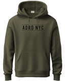 ADRO Hoodies for Men | Printed Regular Fit Hoodie for Men | Cotton Hoodie | Mens Hoodies | Sweatshirt for Men | Hooded Hoodie|H24-ADRO-OL-Small Olive,Olive