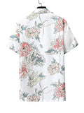 Lookmark Mens Slim Fit Printed Shirt Liam L Off White