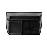 Neomate Metal Mesh Pen And Pencil Organizer | 6-Compartment Stationery Storage Box For Home & Office Accessories