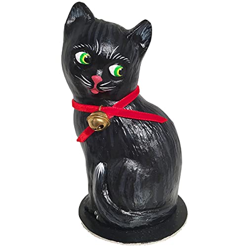 Alexander Taron Decorative Collectibles Schaller Paper Mache Candy Container - Black Cat