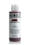 Fluid Acrylics by GOLDEN, Quinacridone Violet, 4 fl. oz. Bottle, Professional Acrylic Paint, Transparent