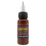 Radiant Colors Tattoo Ink Professional Tattooing Inks Fluid Vegan Pigments 1/2 oz Half Ounce Dark Brown