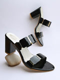 Shoetopia Girls Girls-Heel-990 Black Heeled Sandal - 7 Uk (Girls-Heel-990-Black),Black,7,B0CRPFZ19T
