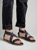 Shoetopia Women'S Block Heel Sandal,Black,5,B0CXJ34L7F