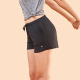 Enamor Women'S Hotpants (A704_Jet Blk W/Matrix Ref_M)
