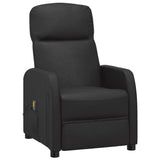 Vidaxl Faux Leather Massage Reclining Chair In Black, Relaxing And Comfortable, Industrial Style, Easy To Clean, With Plywood And Iron Structure,Tools & Accessories
