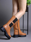 Shoetopia Smart Casual Tan Long Boots For Women & Girls /Eu37,Tan,4,B0DRJFTJG8