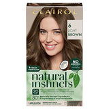 Clairol Natural Instincts Demi-Permanent Hair Dye 6 Light Brown Hair Color Pack Of 1 -Like New