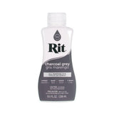 Rit Dye Liquid - Wide Selection of Colors - 8 Oz. (Charcoal Grey)