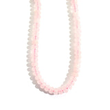 5x8mm Natural Rondelle Stone Beads Rose Quartz Semi Precious Abacus Beads Handmake Gemstone for Jewerly Making DIY Bracelet Neck