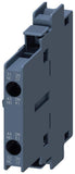 Siemens 3RH19 211DA11 Laterally Mountable Auxiliary Switch Block, Screw Connection, 2 Pole, S0 S12 Size, 1 NO + 1 NC Auxiliar