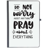 Udnag Ruled Notebook Diary Worry | Do Not Worry, [A5 80Pages 80Gsm]