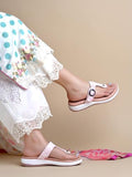 Shoetopia Floral Pink Print Slip-On Flats For Women & Girls /Eu40,Pink,7,B0F317TL6S