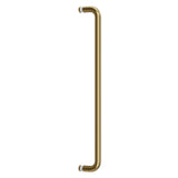 Ranbo Glass Shower Door Towel Bar 20 Inch Stainless Steel Sliding Shower Door Handle Replacement with Satin Gold Finish for Comm