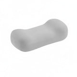 Zoomella Breathable MultiUse Memory Foam Pillow Cooling Material Memory Foam Rest Pillow For Students, Travel, Light Gray