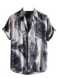 Om Sai Latest Creation Shirt For Men || Rayon Casual Shirt For Men || Turn-Down Collar Shirt For Boys || Splash Ink Printed Shir