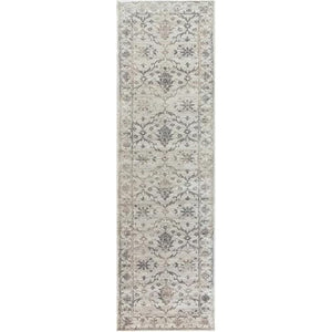 Alora Decor Swagger 2'3' X 7'7' Floral Natural/Beige/Tan/Gray Area Rug