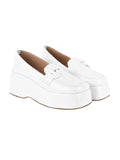 Shoetopia Women'S Block Heel Pumps White,White,7,B0CNVQCHY4