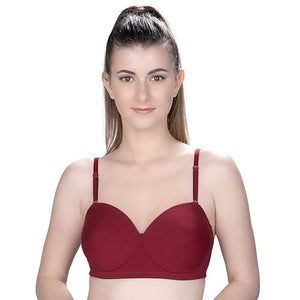 Trylo Riza Bareneck 36 Ruby B - Cup,RUBY,36,B09GNHNTJ1