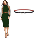 Galeno Women Belt Thin Belt Lather Belt Fashion Belt Waist Belt Jeans Belt Corset Belt Slim Belt Stretch Belt Girls Belt Running