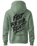 Adro Mens Fight For Your Right Backside Printed Hoodies In Premium Cotton Fleece 340 Gsm (H23-M-Fgt-Pt-M_Pista)