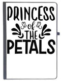 Udnag Ruled Notebook Diary Princess | Princess Of The Petal, [A5 80Pages 80Gsm]