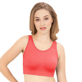 Trylo Riza Lounge Bra - Coral - 38,CORAL,38,B0DD48FK8N