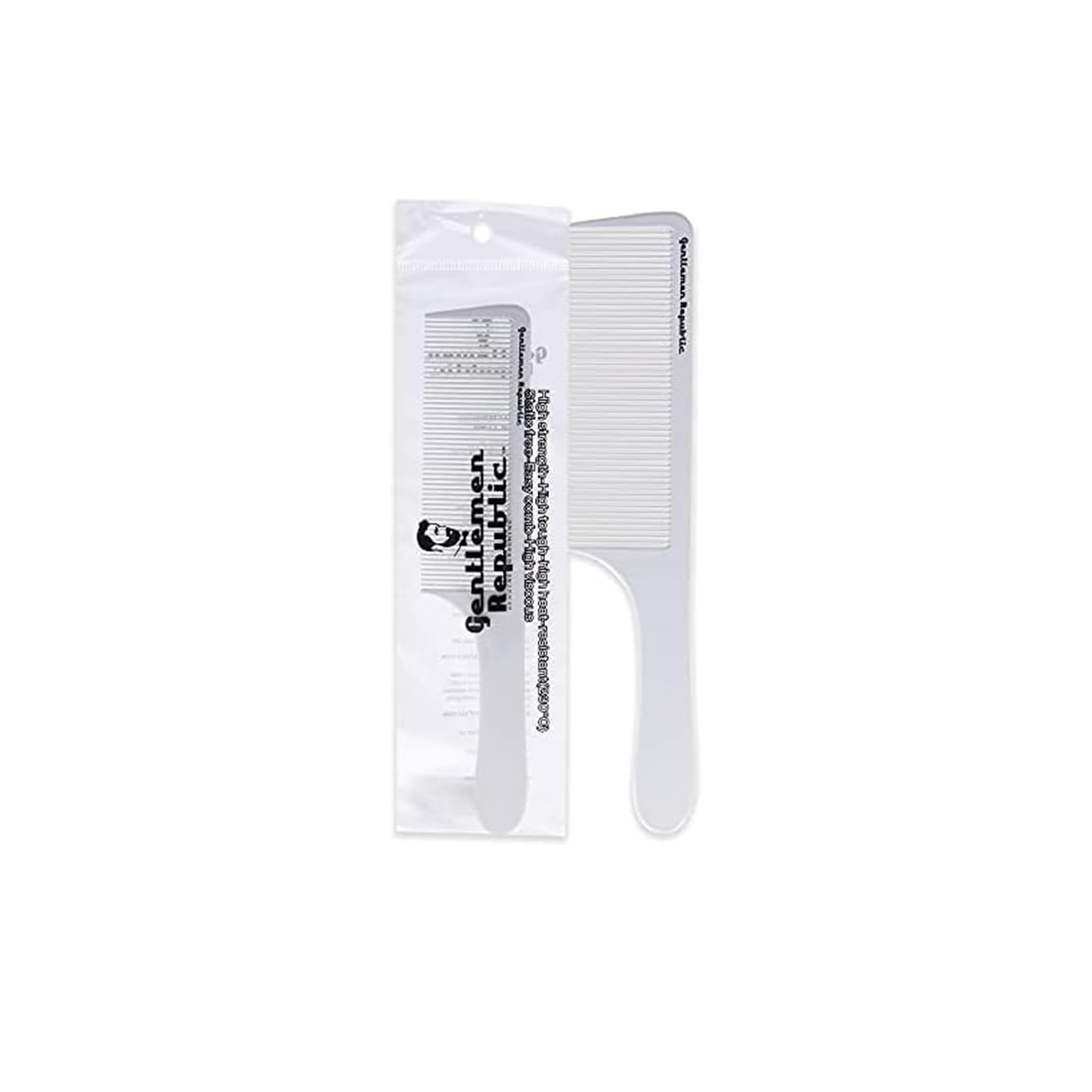 Gentlemen Republic Fade Comb for Men's Hairstyles - Soft Round Tips, Precision Teeth with Sturdy Body for Fades, Blending, and C