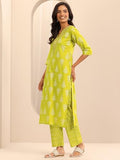 Libas Women'S Cotton Kurta Set (400655 Mustard M