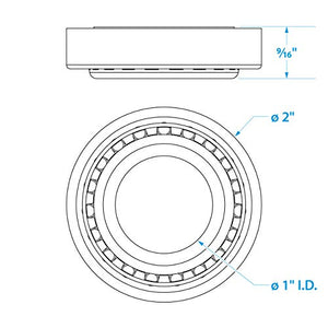 Boating Accessories New Seachoice Bearing Kit-1 Scp 53531