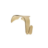 STAS Molding Hooks for Picture Rails 10 Pack, Brass/Gold