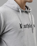 Adro Men'S Cotton Neck Hooded Sweatshirt (H24-Ruth-Gr-S_Grey)