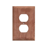 Whitecap Teak Teak Outlet Cover, Receptacle Plate, 2Pk.