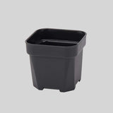Merishopp 30Pcs Plant Nursery Pots Portable Succulent Planters For Garden Balcony Lawn 7.9Cmx7.2Cmx6.5Cm Black