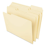 Pendaflex Interior File Folders, 1/3 Cut, Top Tab, Letter, Manila 100/Box