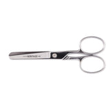 Klein Tools G46HC Safety Scissors with Large Rings, Made in USA, Heavy Duty for Thread-Yarn-Weaving-Knitting Mills-Carpet Mills,