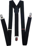 Brajin Men & Woman Adjustable Suspender Belt (Black)