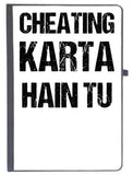 Udnag Ruled Notebook Diary Movie Dialogue | Cheating Karta Hai Tu, [A5 80Pages 80Gsm]