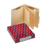 Smead Manila Four and SixSection Top Tab Classification Folders with Fasteners FOLDER,CLSS,MLA,LTR,6SECT (Pack of3)