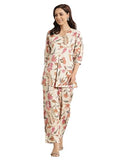 Libas Womens Printed Cotton Co-Ord Set For Women