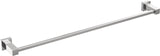 Delta Faucet Velum 24-Inch Single Towel Bar, Chrome Bathroom Towel Holder, Wall Mounted Towel Rack, Towel Hanger, Chrome IAO2082