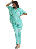 Libas Womens Printed Silk Blend Co-Ord Set For Women