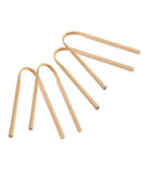 Sunisa Bamboo Breath Enhancer Pack Of 4 Tongue Cleaner For Adults | U Shaped Biodegradable Wooden Antibacterial Tongue Scraper F