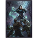 Fantasy North - Drain Life - 100 Smooth Matte TCG Trading Card Sleeves - Fits Magic MTG Commander Pokemon and Other Card Games -
