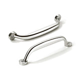 CABDM 10 Pack 6 inch Hole Center Polished Nickel Cabinet Pulls - Heavy Duty Solid Drawer Hardware Handles Kitchen Vanity Bathroo